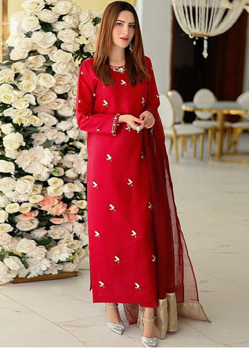 ALIC RED- HEMEL SILK