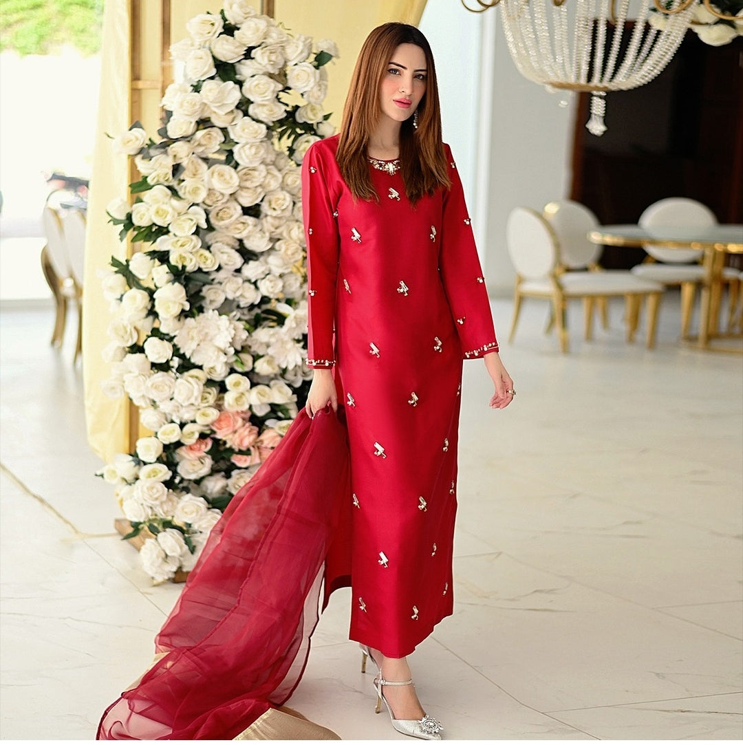 WA-Alice Red- HEMEL SILK