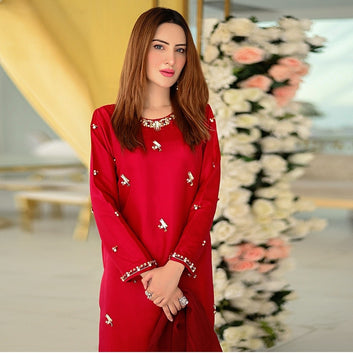 ALIC RED- HEMEL SILK