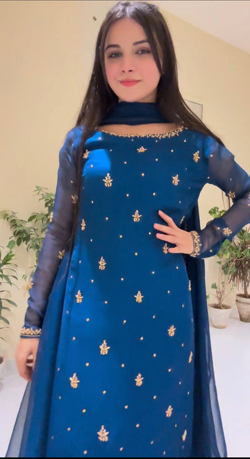 WA-BLUSH ROYAL BLUE  STITCH