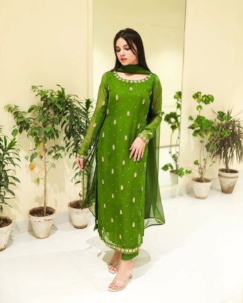 BLUSH GREEN - HEMEL SILK