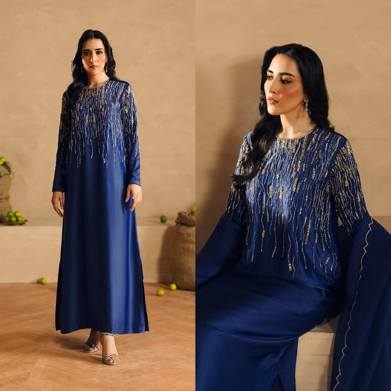 SAPPHIRE BLUE - HEMEL SILK