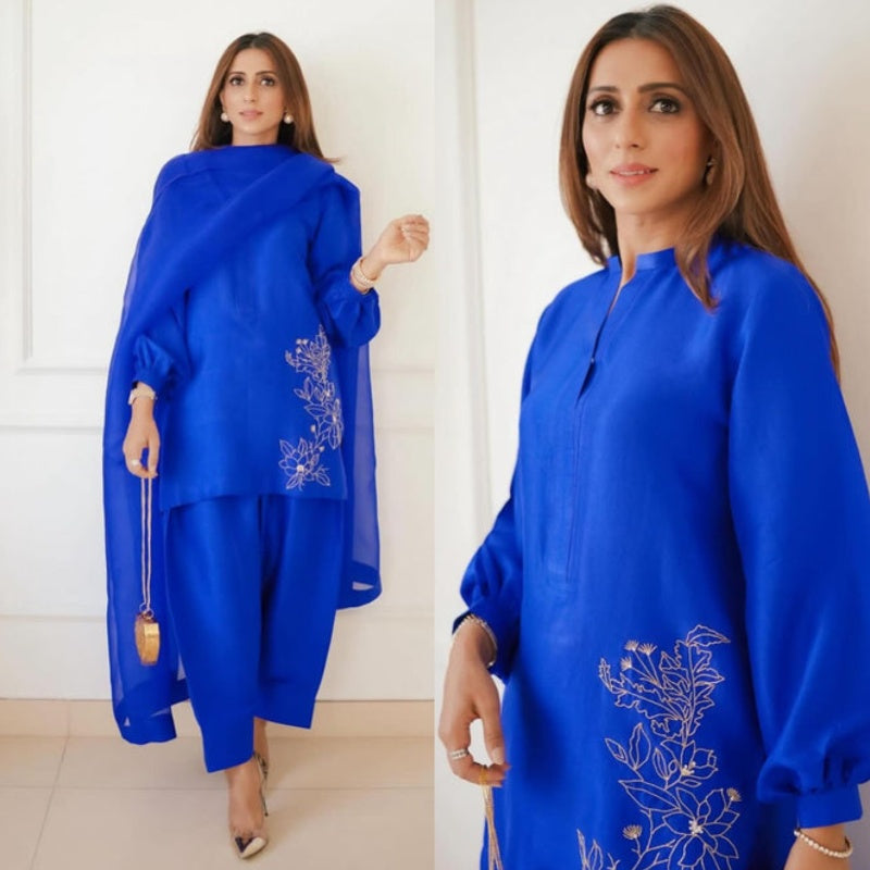 D BLUE - HEMEL SILK