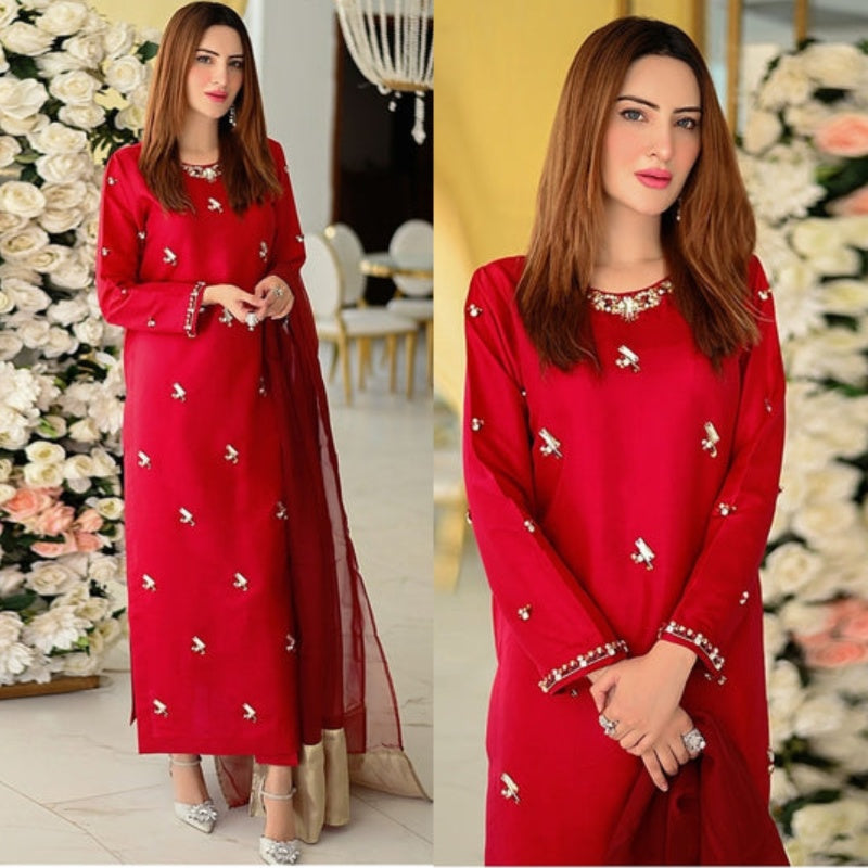 ALIC RED- HEMEL SILK