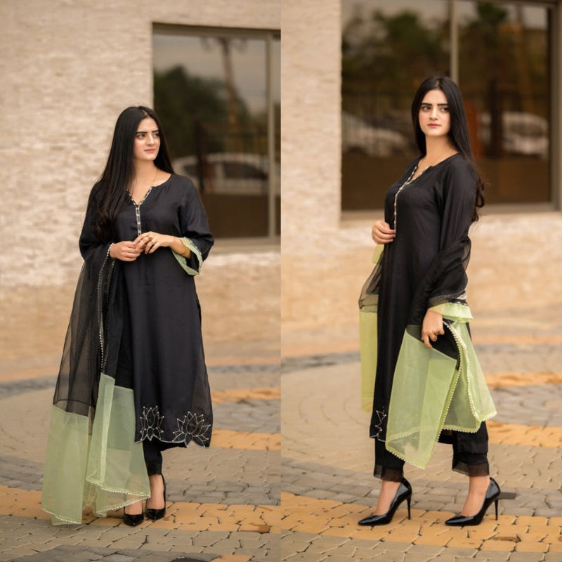 CHAM BLACK- HEMEL SILK