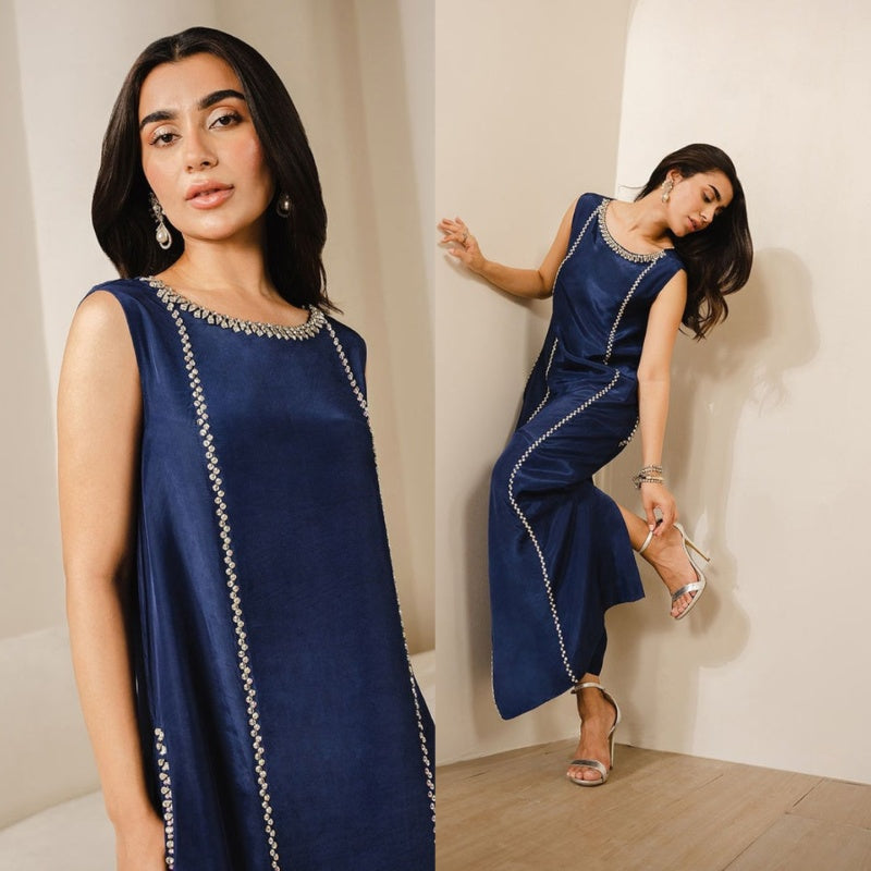 MIRAL NAVY - HEMEL SILK