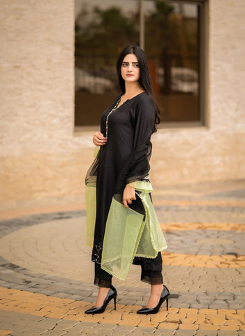 CHAM BLACK- HEMEL SILK