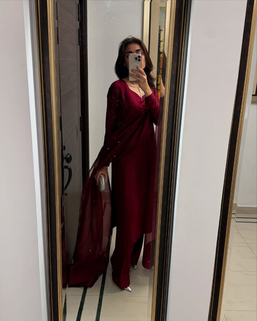 WA-MULTI  MEHROON   STITCH