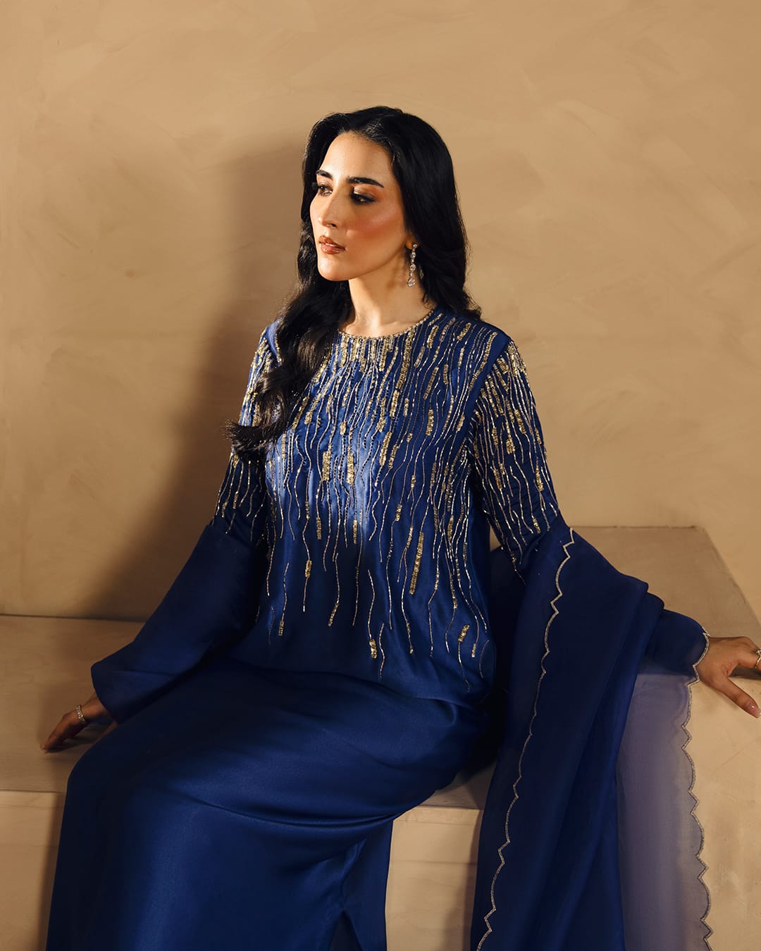 SAPPHIRE BLUE - HEMEL SILK