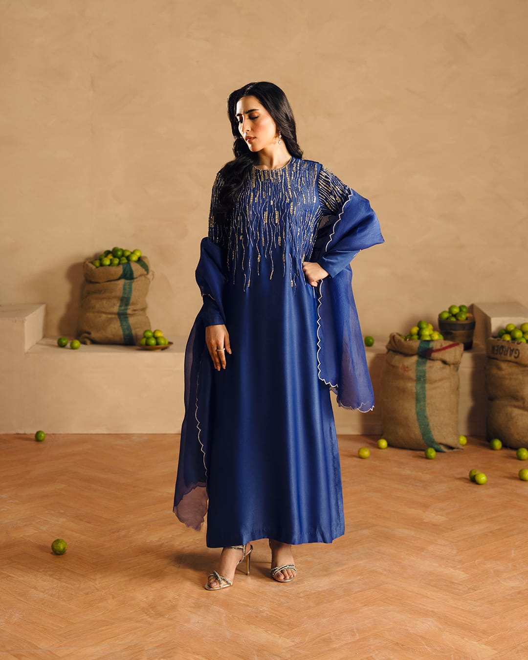 SAPPHIRE BLUE - HEMEL SILK