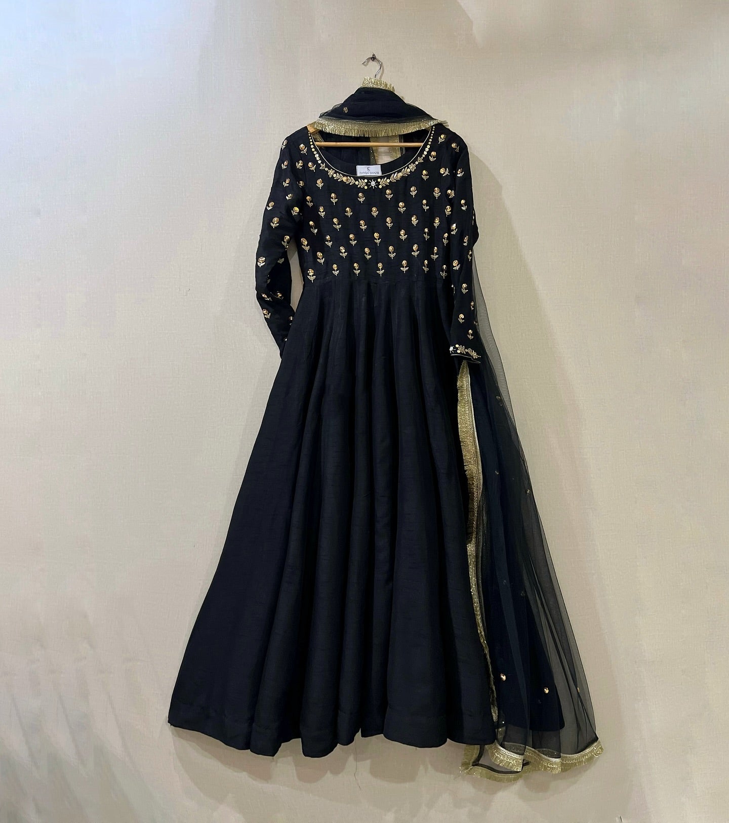 BLACK FROCK - HEMEL SILK