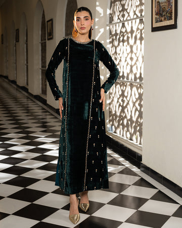 WA-MIRIM VELVET DRESS  STITCH