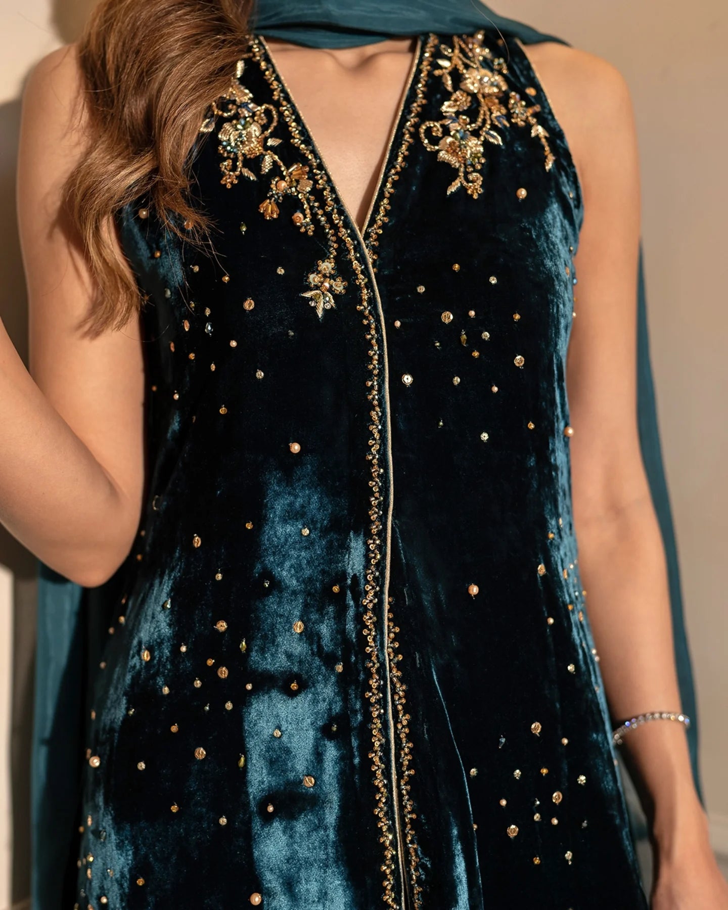 PAREEZAY VELVET - HEMEL SILK